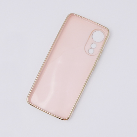 Чохол для Oppo A78 4G, Glamour CamShield, рожевий rose gold