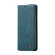 Чехол CASEME для Samsung Galaxy M21, Leather Wallet Case, синий