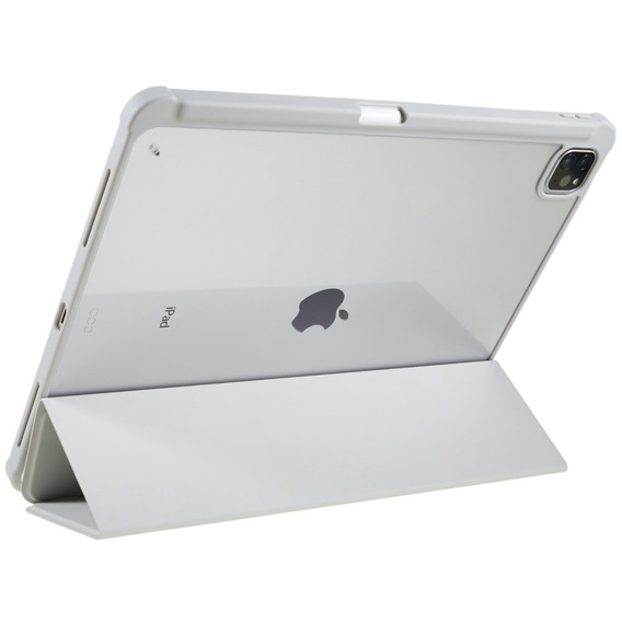 Чохол для iPad Pro 12.9 2020/2021/2022, Smartcase Hybrid, з місцем для стилуса, сірий