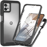 Чoхол Shockproof до Motorola Moto G32, із захисним екраном, чорний