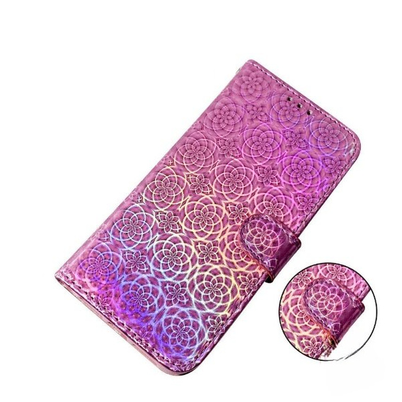 Откидной чехол для Oppo A17, Wallet mandala, розовый