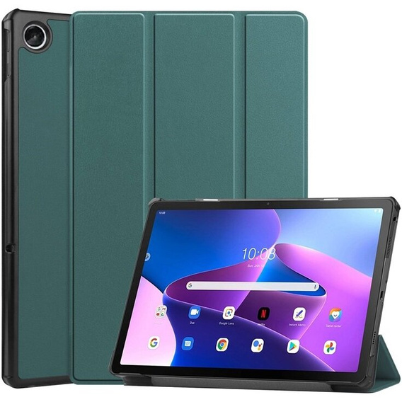 Чехол для Lenovo Tab M10 Plus 10.6 Gen 3 TB-125F TB-128F, Smartcase, зелёный