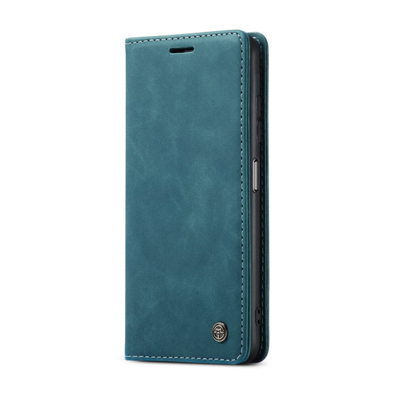 Чехол CASEME для Xiaomi Redmi Note 10 / 10S, Leather Wallet Case, зелёный