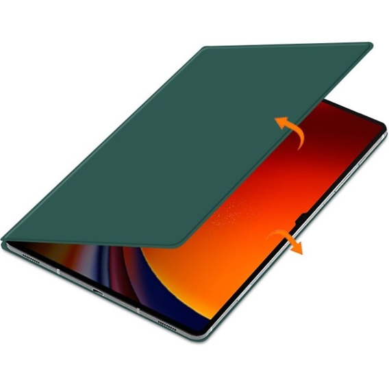 Чехол до Samsung Galaxy Tab S9 Ultra, Magnetic, зелёный