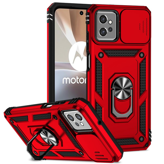 Чохол NOX Camera Slide Motorola Moto G32, CamShield Slide, червоний