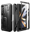 Бронированный чехол для Samsung Galaxy Z Fold 4 5G, Dexnor Full Body S-Pen Slot, чёрный