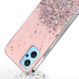 Чoхол до Realme 9i / Oppo A96, Glittery, рожевий