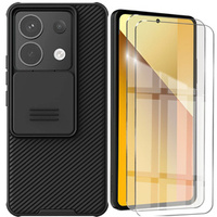 Бронированный чехол Nillkin для Xiaomi Redmi Note 13 Pro 5G / Poco X6 5G, CamShield Pro, чёрный