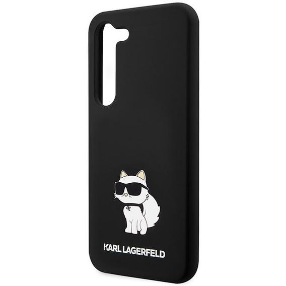 Чoхол Karl Lagerfeld до Samsung Galaxy S23+ Plus, Silicone Choupette, чорний