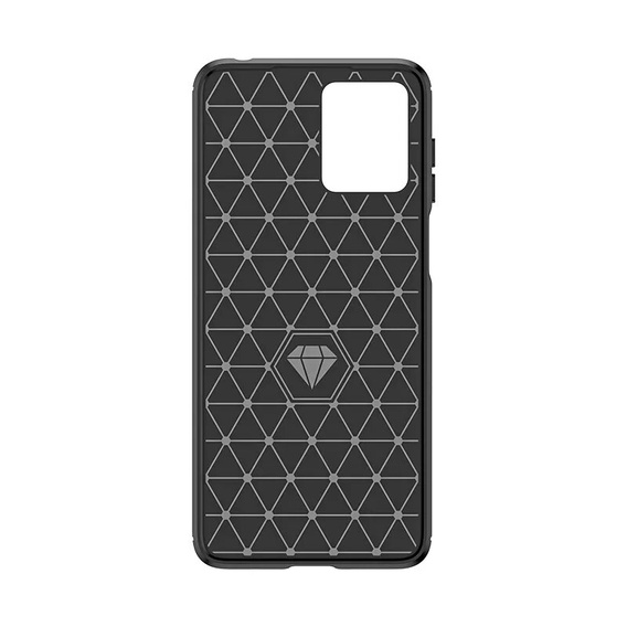 Чехол до Motorola Moto G14, Carbon, чёрный