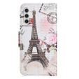 Откидной чехол для Samsung Galaxy M15 5G, Wallet, Eiffel Tower