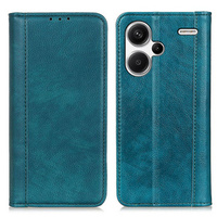 Чехол до Xiaomi Redmi Note 13 Pro+, Wallet Litchi Leather, зелёный