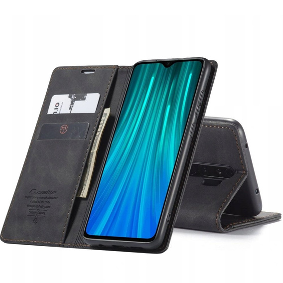 Чохол-сумка для Xiaomi Redmi Note 8 Pro, Leather Wallet Case, чорний