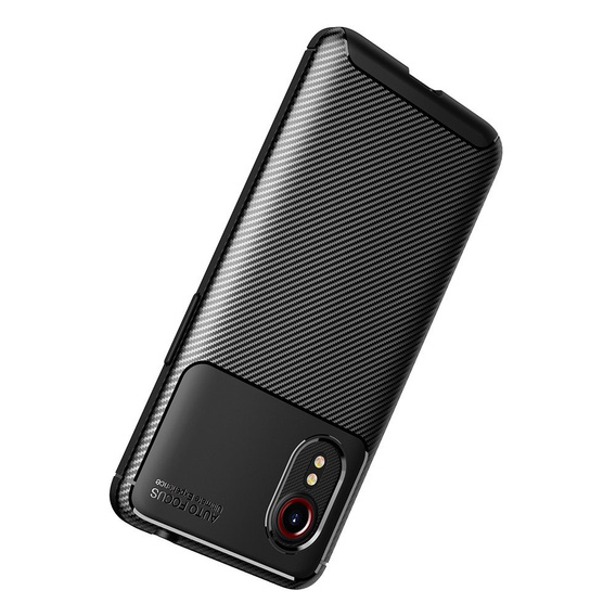 Чехол до Samsung Galaxy Xcover 5, Carbon Gel, чёрный