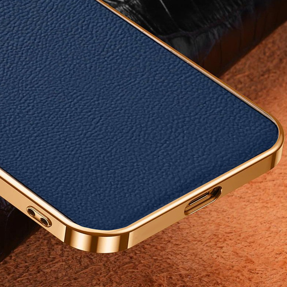 Чехол до Samsung Galaxy A33 5G, Cowhide Leather, синий