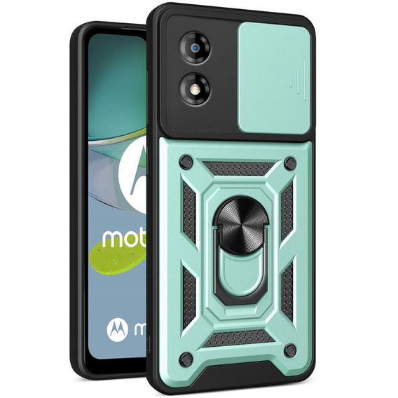 Чохол NOX Camera Slide Motorola Moto E13, CamShield Slide, зелений