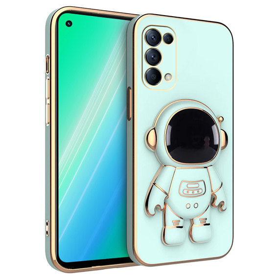 Чехол до Oppo A74 5G, Astronaut, зелёный