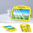 Детский чехол для Samsung Tab A8 X200 / X205, Cute Patterns, с подставкой, жёлтый