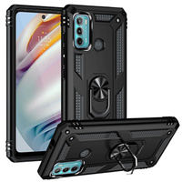 Броньований Чoхол до Motorola Moto G60, Nox Case Ring, чорний