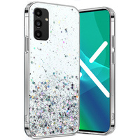 Чехол до Samsung Galaxy A04S / A13 5G, Glittery, прозрачный