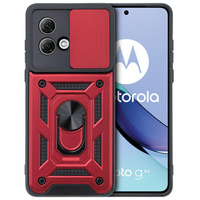 Чохол NOX Camera Slide Motorola Moto G84 5G, CamShield Slide, червоний