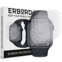 3x Гидрогелевая фольга ERBORD для Apple Watch 7/8 45mm