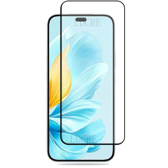 3D загартоване скло для Honor 200 lite, чорна рамка