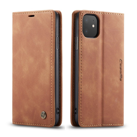 Чехол CASEME для iPhone 11, Leather Wallet Case, зелёный