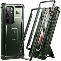 Бронированный чехол для Samsung Galaxy S23 Ultra, Dexnor Full Body (Two Frames), зелёный