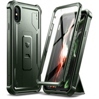 Броньований чохол для iPhone X / XS, Dexnor Full Body, зелений