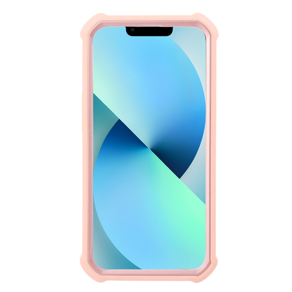 Бронированный чехол для iPhone 13 Pro, Dexnor Full Body, розовый rose gold