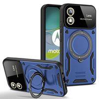 Бронированный чехол для Motorola Moto G24 / G24 Power / G04, Magnetic Ring, синий