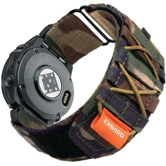 Нейлоновый ремешок ERBORD Runner Quickfit для часов Garmin Fenix 5/6/6 PRO/7 Forerunner 965/955/945