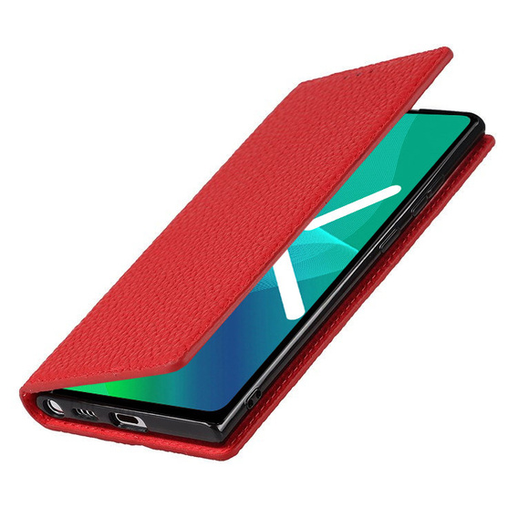 Кожаный чехол для Samsung Galaxy S20 FE, ERBORD Grain Leather, красный