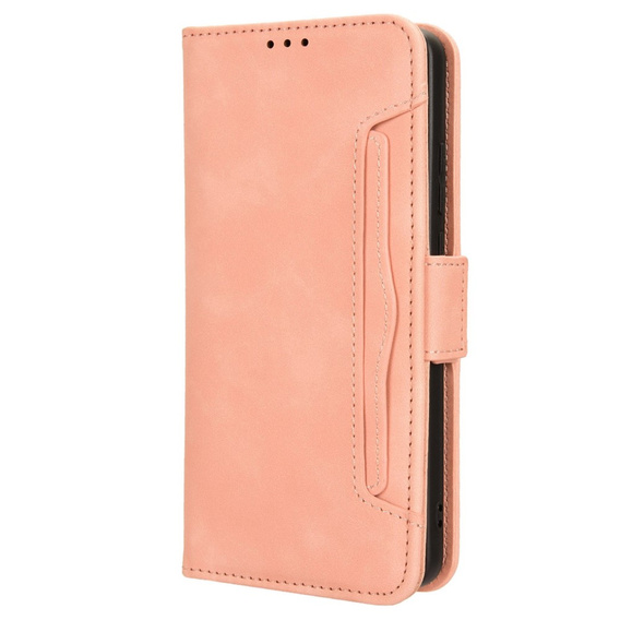 Откидной чехол для Xiaomi Redmi 13C / Poco C65, Card Slot, розовый