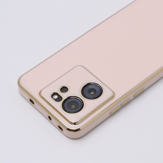 Чехол для Xiaomi 13T / 13T Pro, Glamour CamShield, розовый rose gold