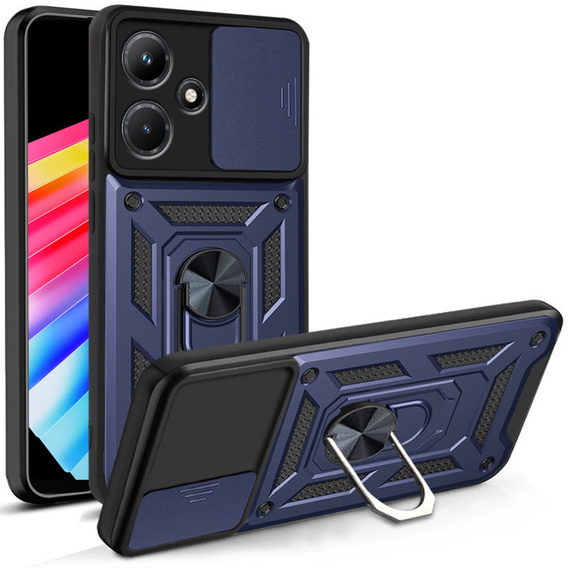 Чехол NOX Camera Slide Infinix Hot 30i, CamShield Slide, синий