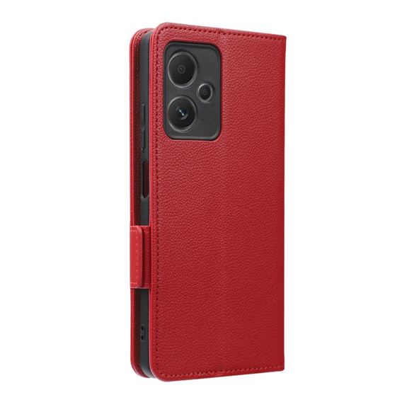 Откидной чехол для Xiaomi Redmi Note 12 5G / POCO X5 5G, Wallet Litchi Magnet, красный