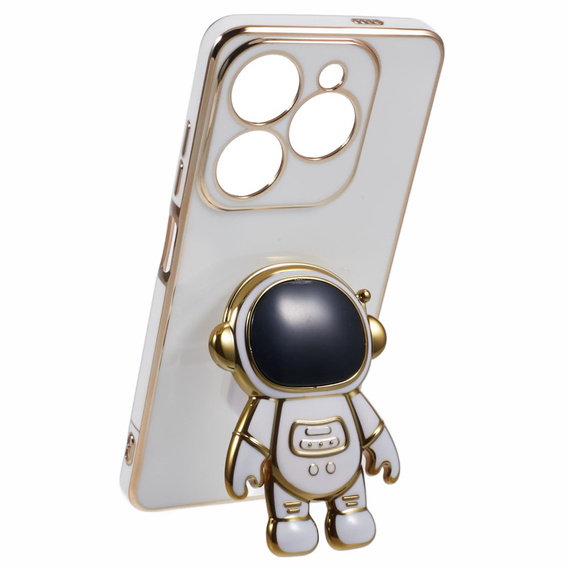 Чехол до Infinix Hot 40i, Astronaut, белый