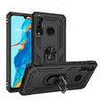 Бронированный Чехол до Huawei P30 Lite, Nox Case Ring, чёрный