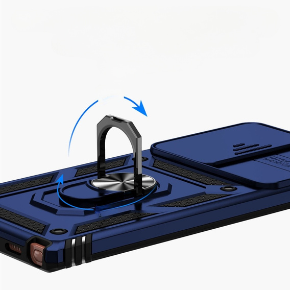 Чохол NOX Camera Slide Samsung Galaxy Note 20 Ultra, CamShield Slide, синій