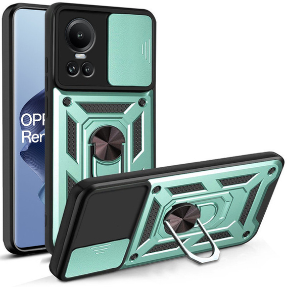 Чохол NOX Camera Slide Oppo Reno 10 / 10 Pro, CamShield Slide, зелений