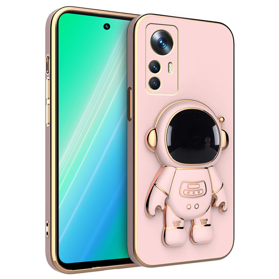 Чехол до Xiaomi 12T Pro, Astronaut, розовый