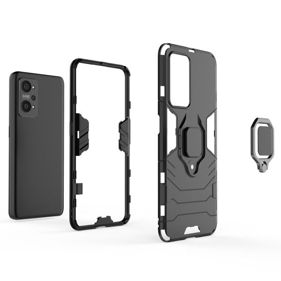 Чехол до Realme GT 2 5G / GT Neo 2 / GT Neo 3T, Kickstand Ring, красный