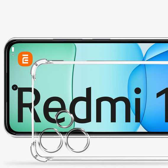 Чехол до Xiaomi Redmi 13, Dropproof, прозрачный