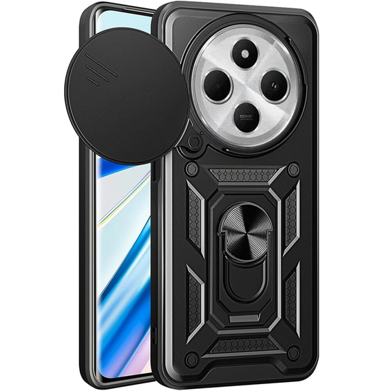 Чехол NOX Camera Slide Xiaomi Redmi 14C, CamShield Slide, чёрный