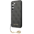 Чехол GUESS до Samsung Galaxy S24, 4G Charms Collection Hardcase, серый