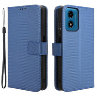 Откидной чехол для Motorola Moto G24 / G24 Power / G04, Wallet Smart Magnet, синий