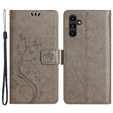 Откидной чехол для Samsung Galaxy A55 5G, Wallet, Butterfly, фиолетовый