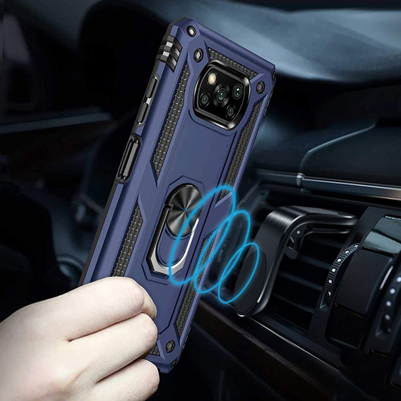 Броньований Чoхол до Xiaomi Poco X3 NFC, Nox Case Ring, м'яти